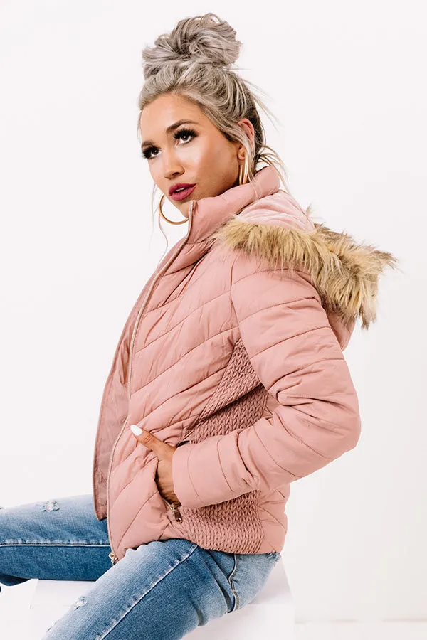 Everyday Contentment Jacket In Blush