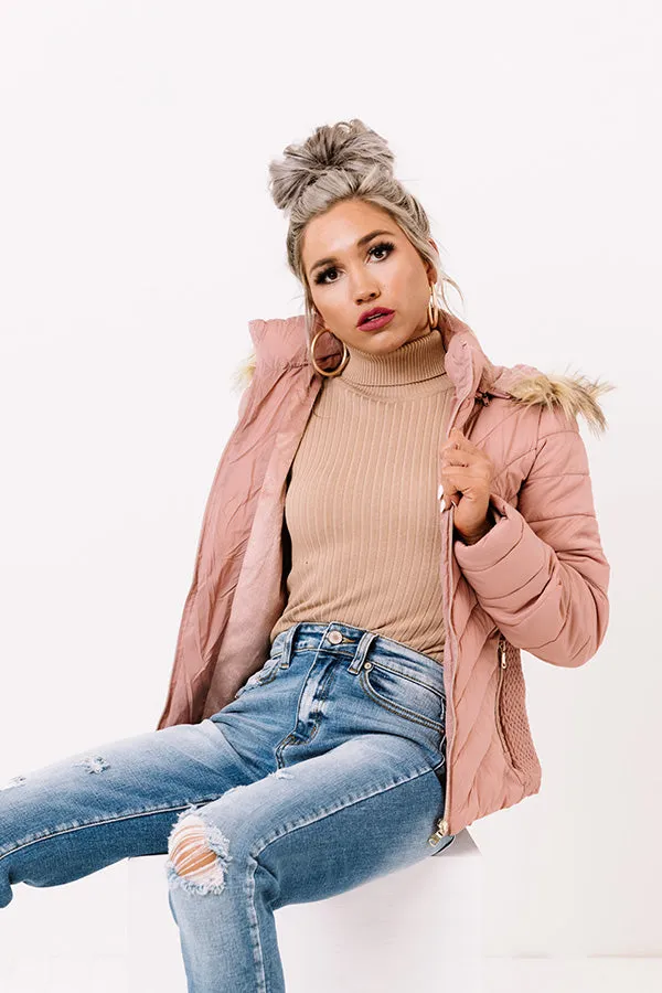 Everyday Contentment Jacket In Blush