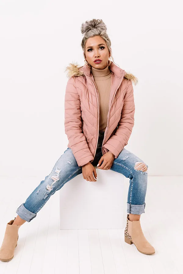 Everyday Contentment Jacket In Blush