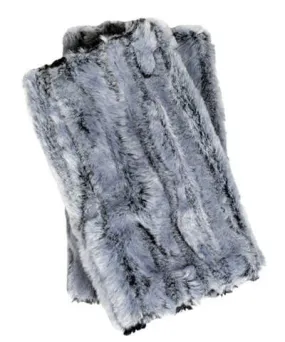 Fingerless / Texting Gloves, Reversible - Luxury Faux Fur in Glacier Bay - Sold Out!