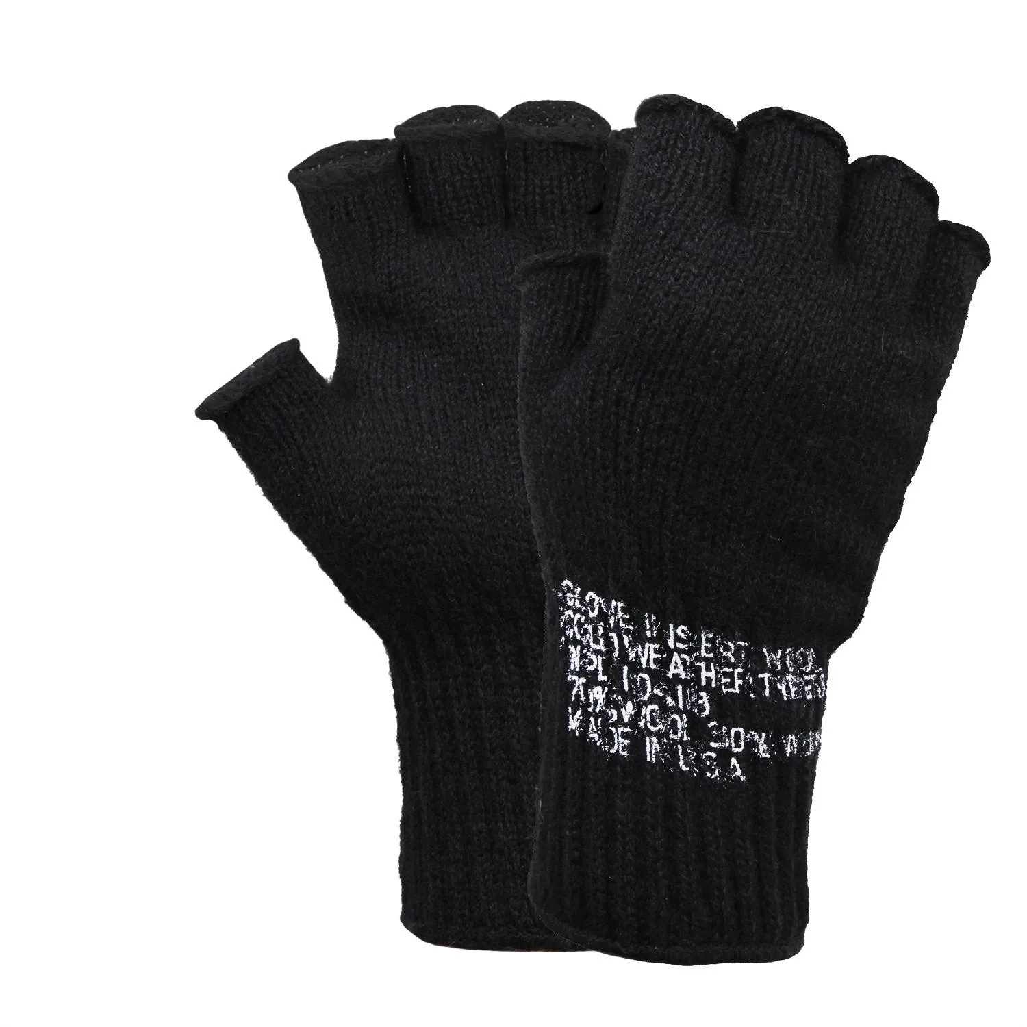 Fingerless Wool Gloves