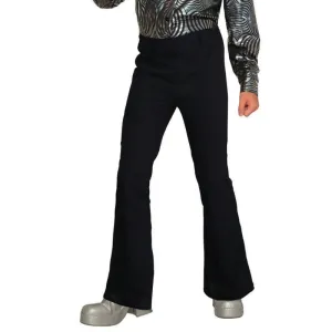 Flared Disco Black Pants