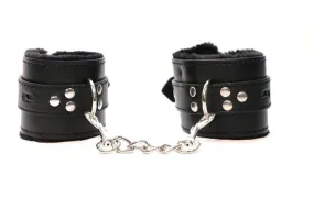 Fleece Lined Leather Cuffs