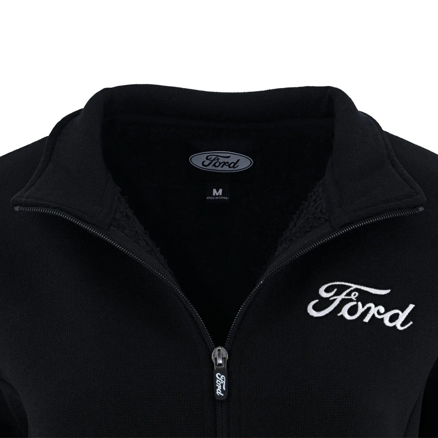 Ford Logo Women's Sweater Fleece Jacket