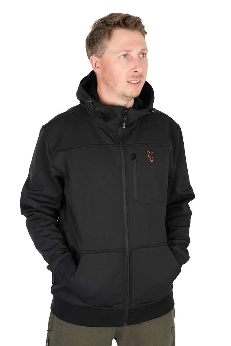 Fox Collection Soft Shell Jacket Black Orange