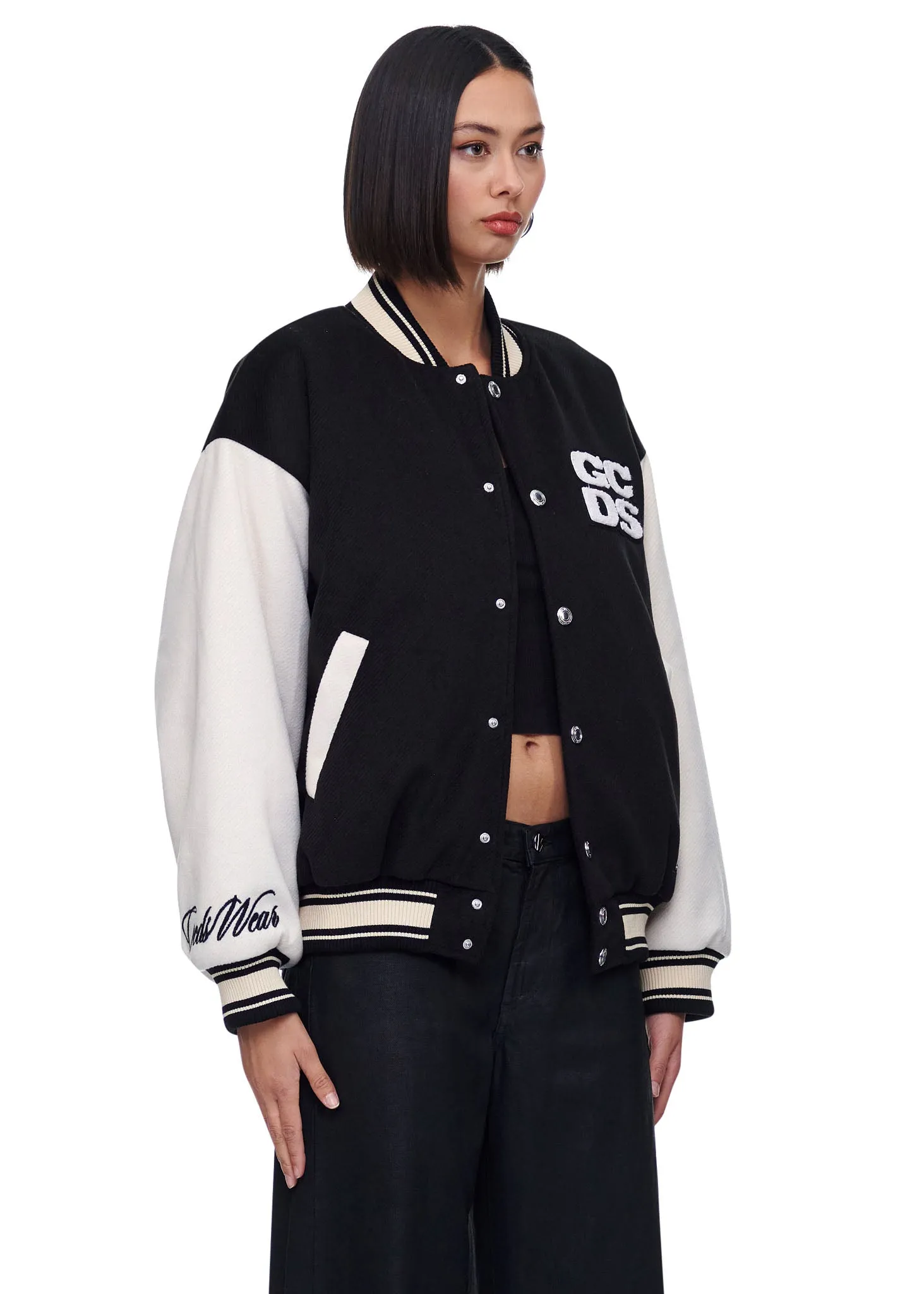 GCDS Wear Wirdo Varsity Bomber Jacket