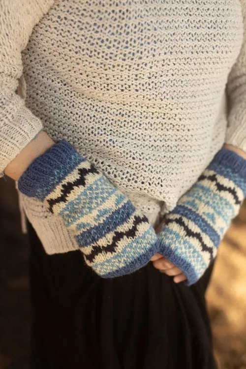 Geometric Wool Arm Warmers