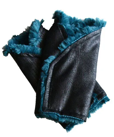 Hand Wrap - Vegan Leather Outback in Black With Assorted Faux Fur (Limited Availability)