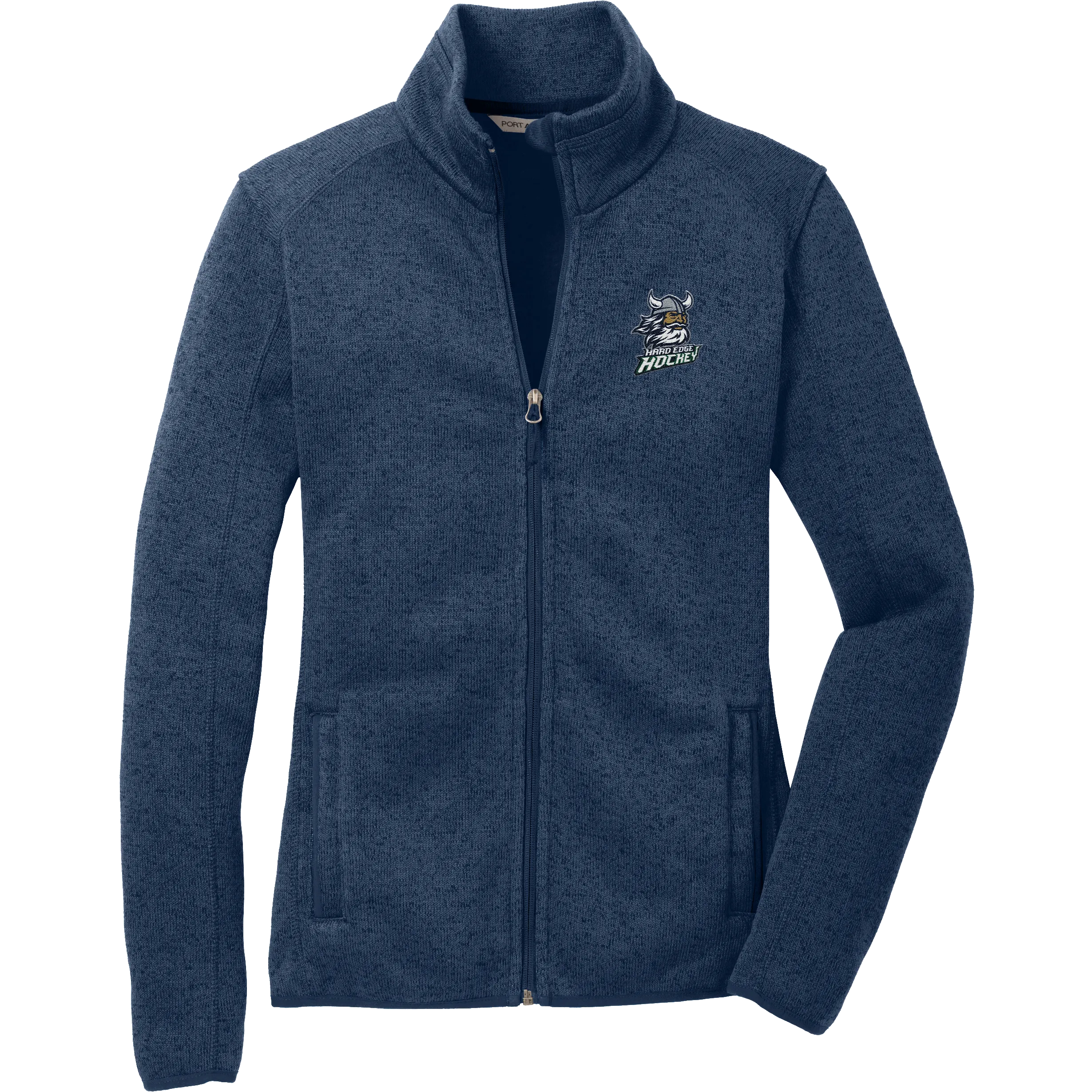 Hard Edge Hockey Ladies Sweater Fleece Jacket