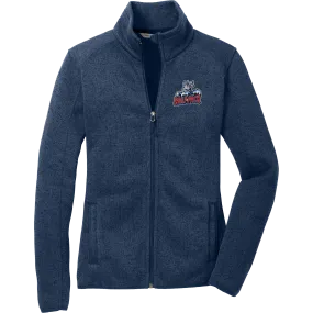 Hartford Jr. Wolfpack Ladies Sweater Fleece Jacket