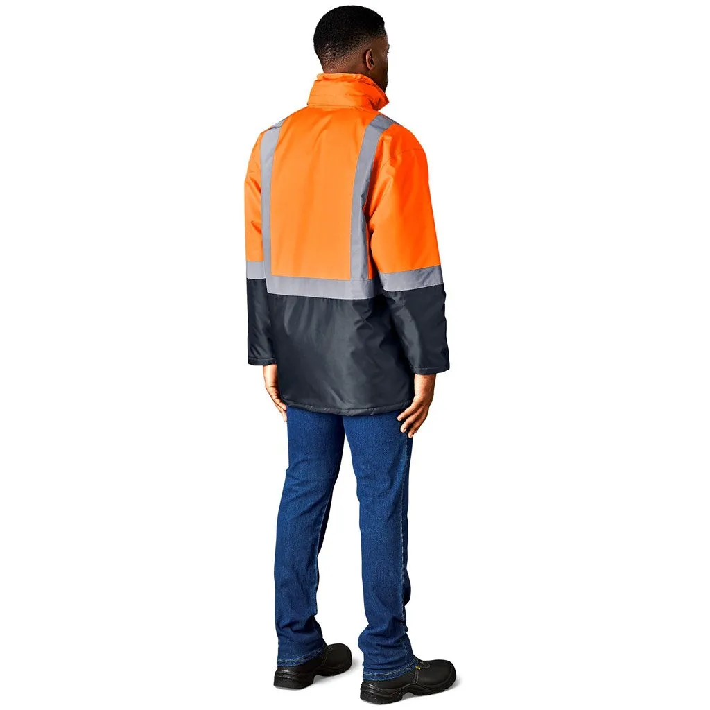 Hazard Padded Two-Tone Hi-Viz Reflective Jacket