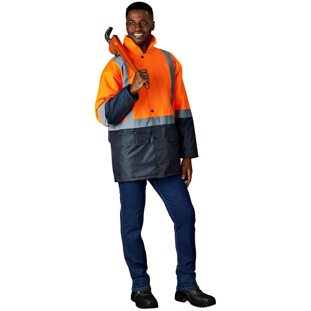 Hazard Padded Two-Tone Hi-Viz Reflective Jacket