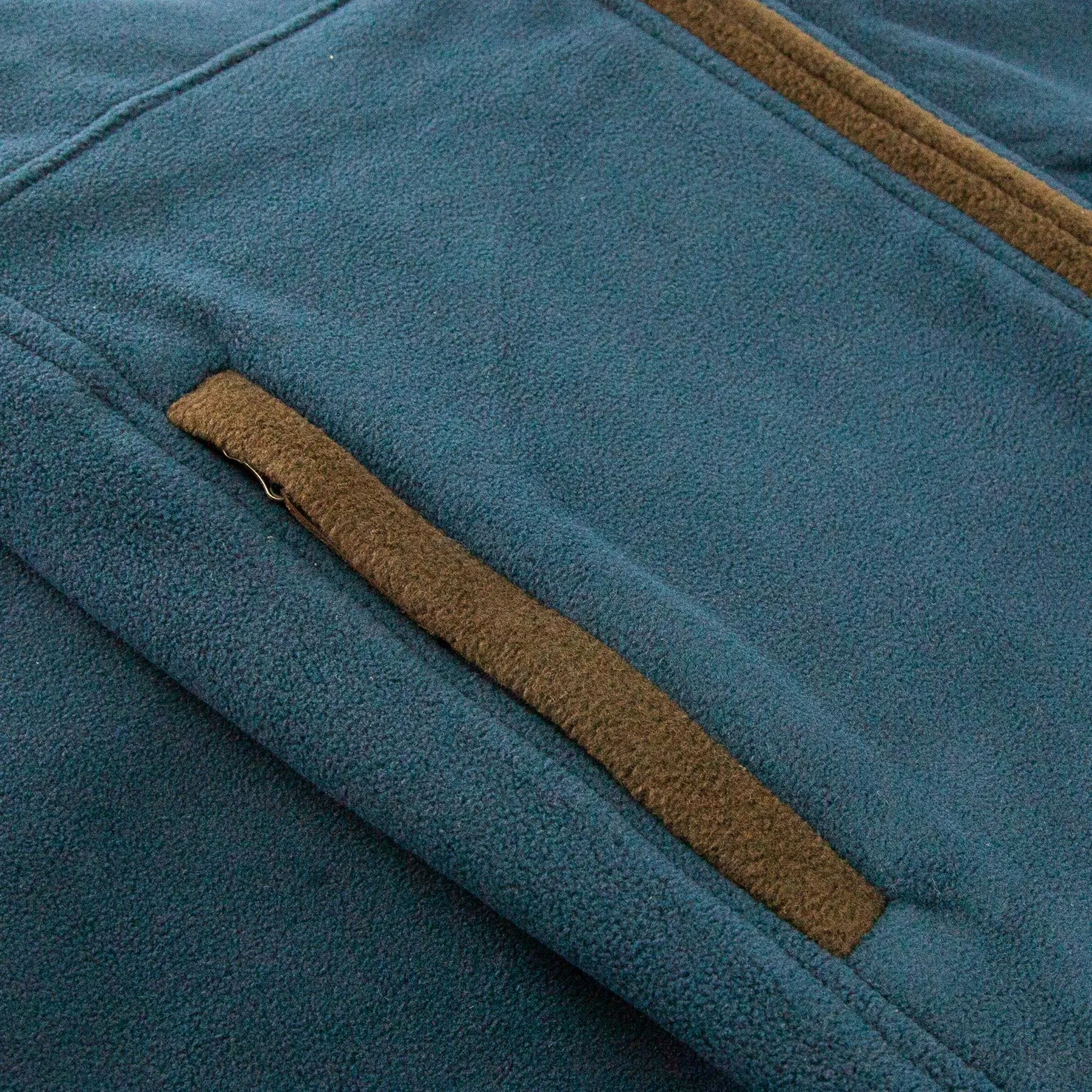 Hazy Blue Liston Mens Full Zip Fleece Jacket