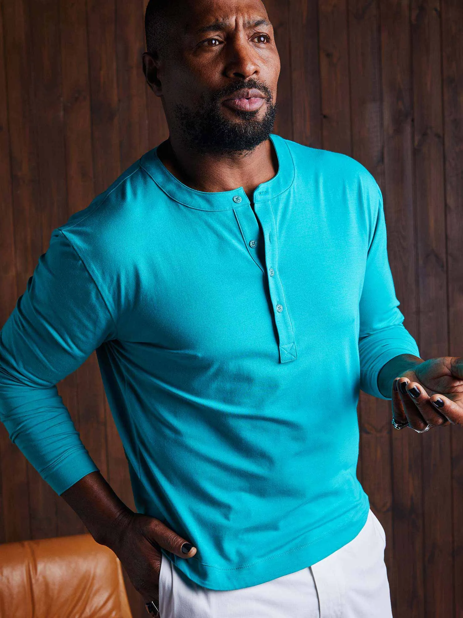 Henley Long Sleeve T-shirt