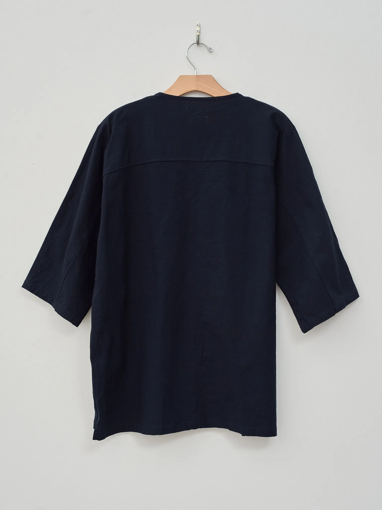 Henley Neck Shirt - Dark Navy