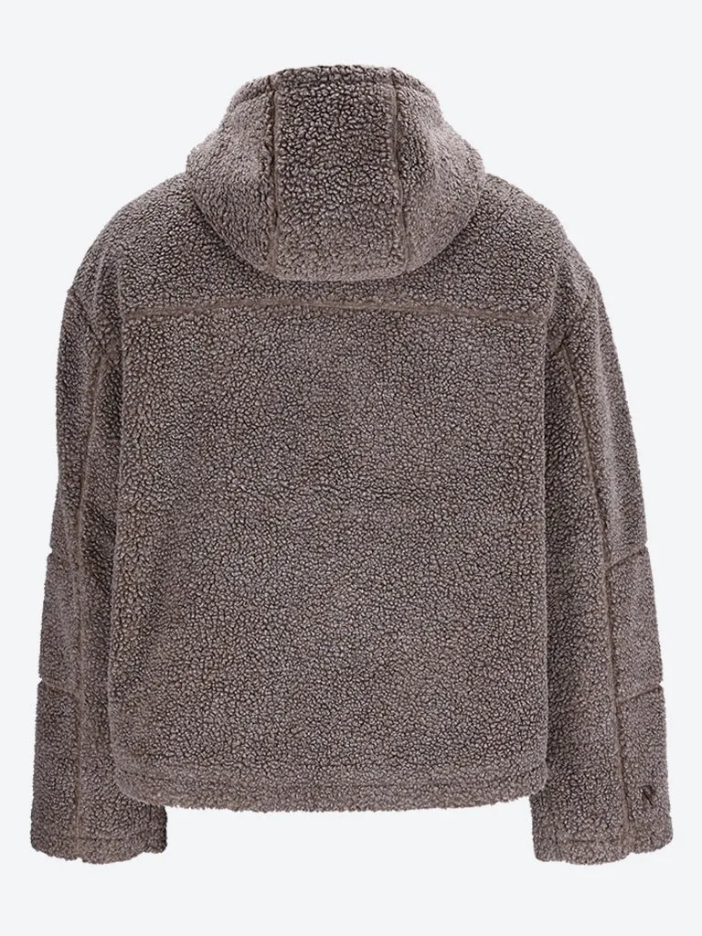 Hooded fleece jacket