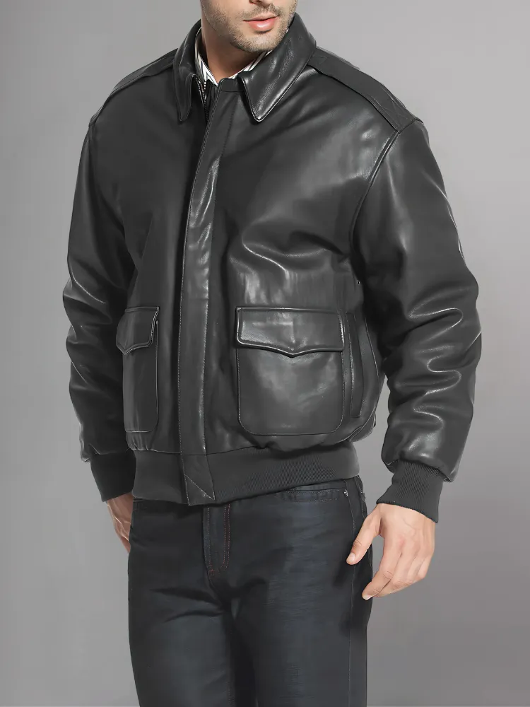 Iconic Reddish Brown A-2 Flight Jacket