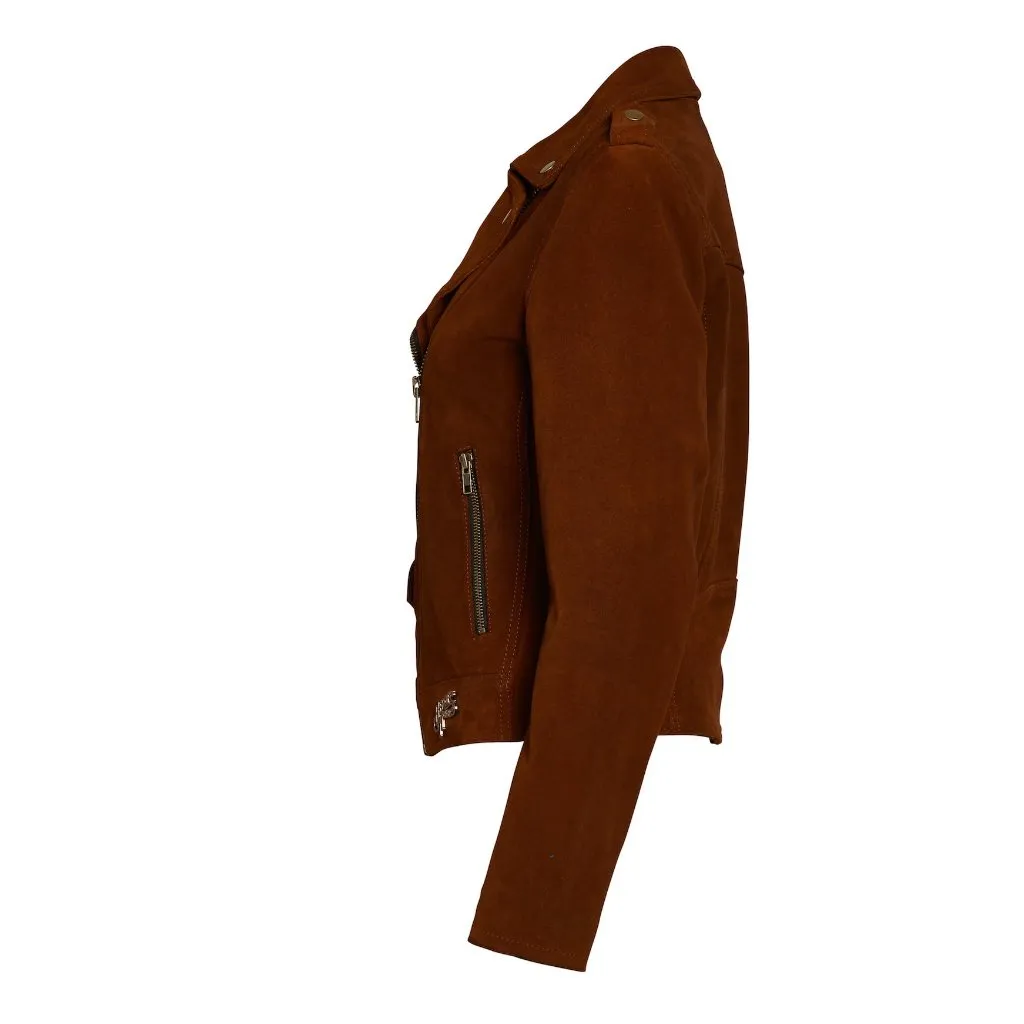 Jacket Suede "Nomade" Women