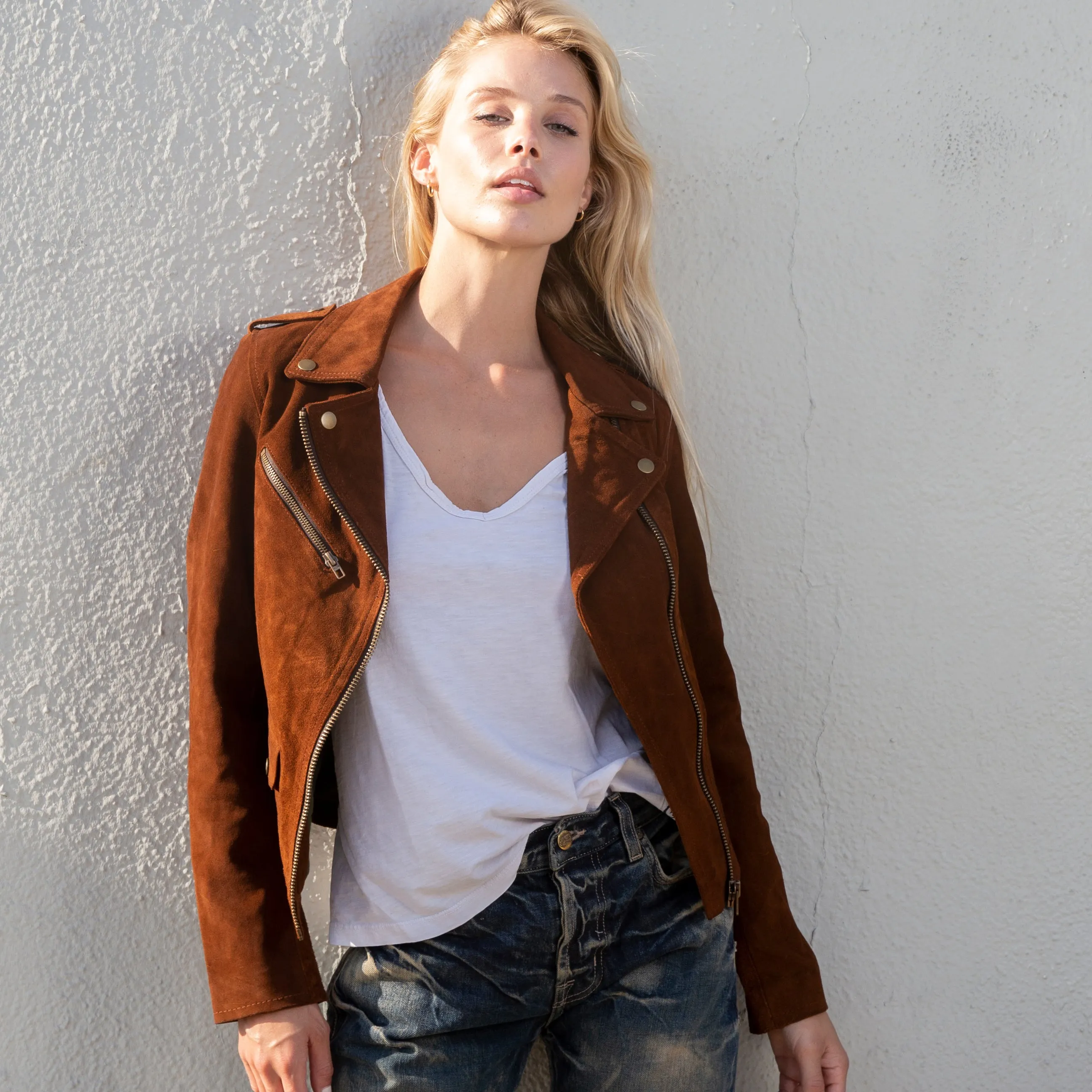 Jacket Suede "Nomade" Women