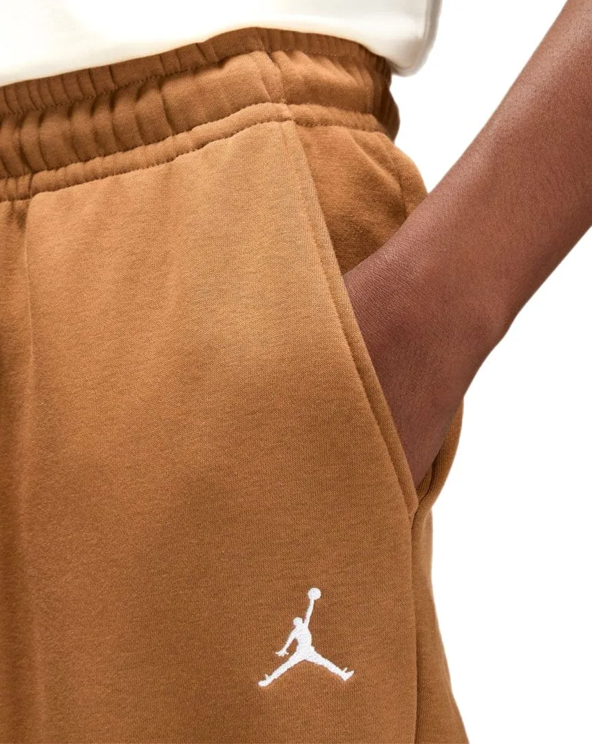 Jordan Essentials Fleece Pants  - British Tan / White