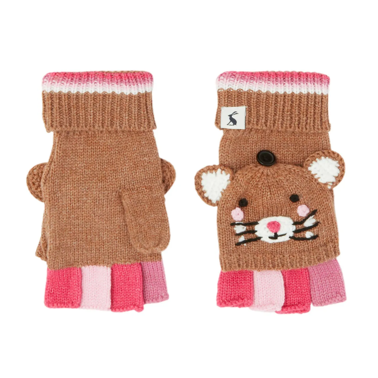 Joules Girls Chummy Character Hat And Glove Set