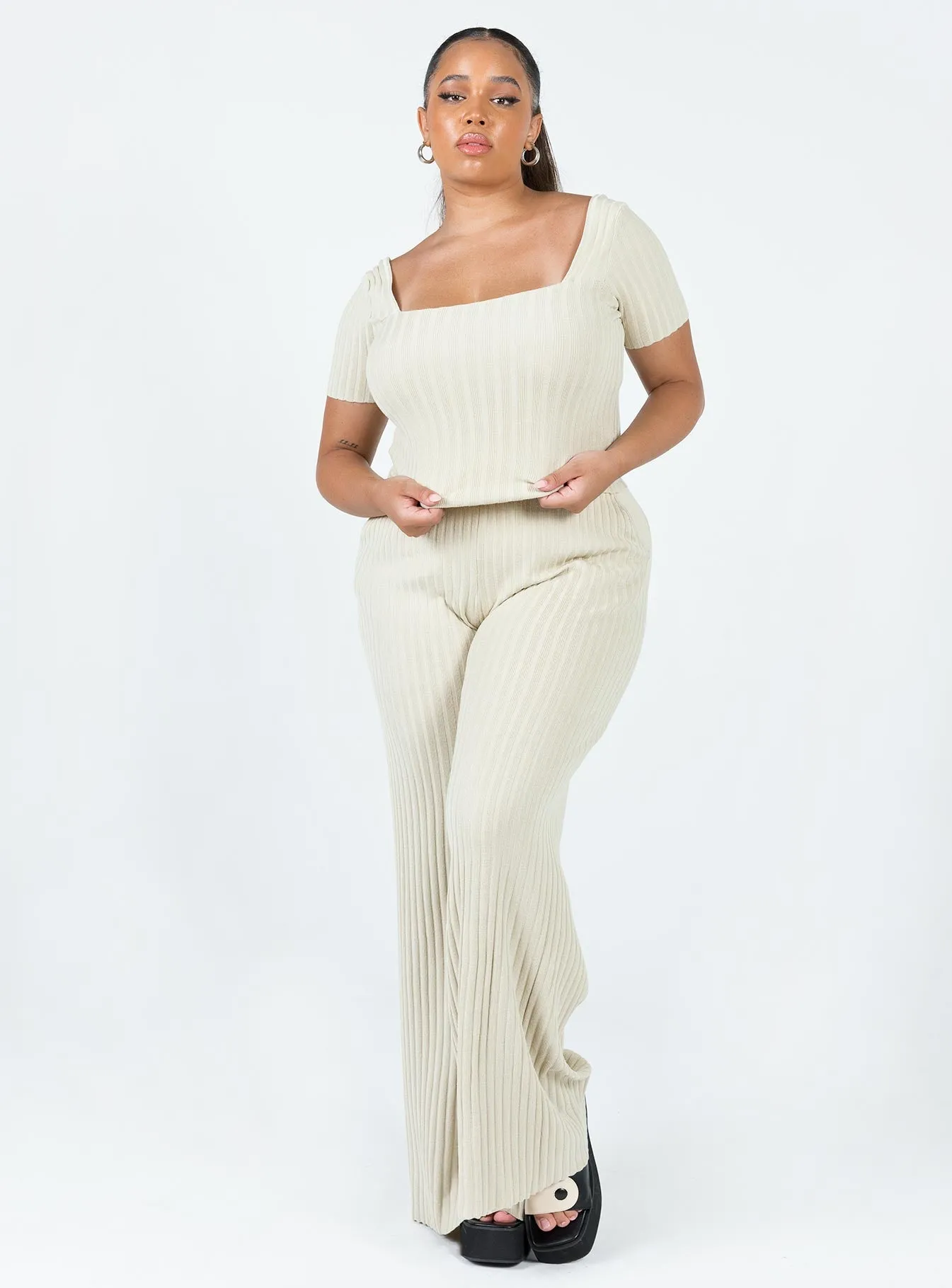 Katie Set Beige Curve