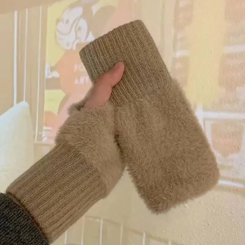 Knitted Fingerless Gloves