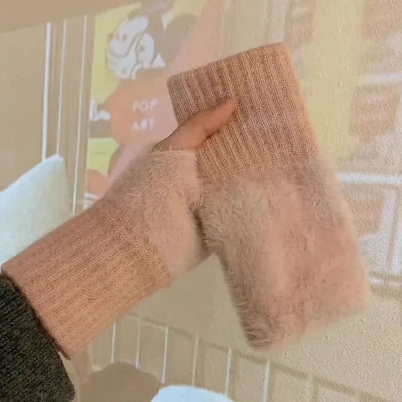 Knitted Fingerless Gloves