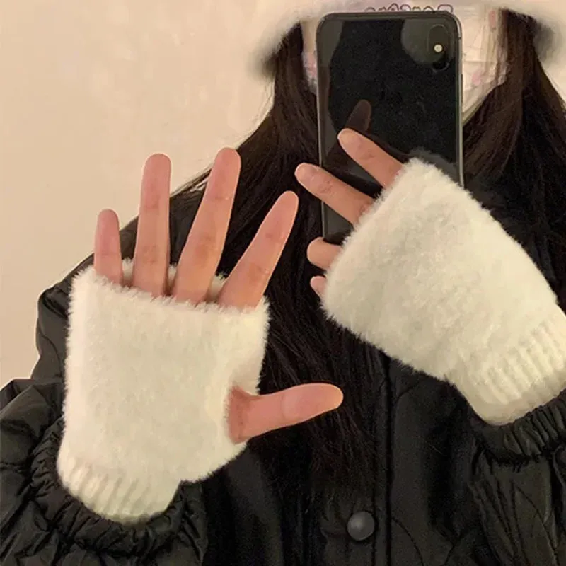 Knitted Fingerless Gloves