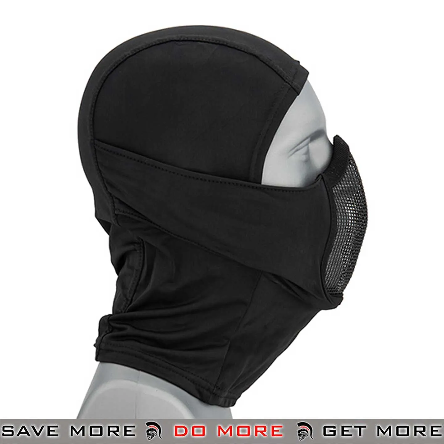 Lancer Tactical Shadow Warrior Hood Mesh Balaclava Face Mask Tactical Protective Gear