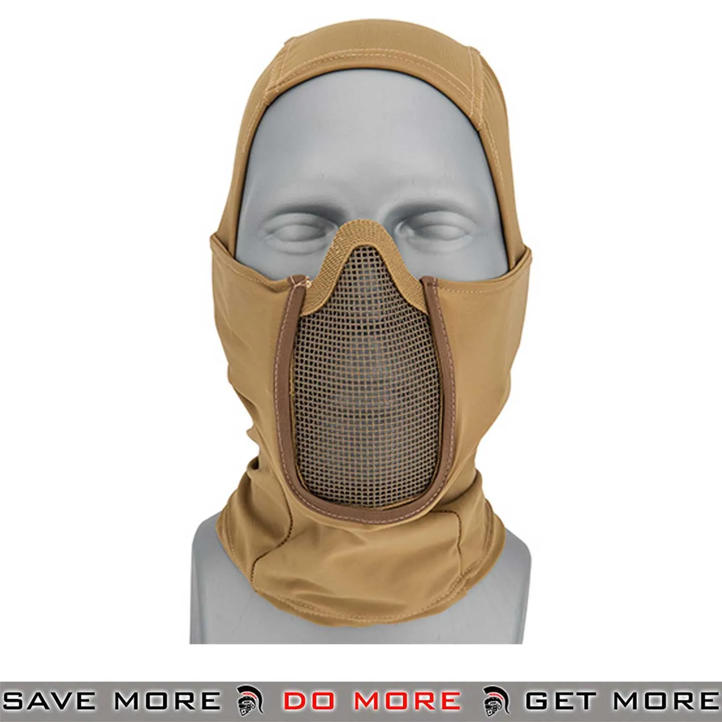 Lancer Tactical Shadow Warrior Hood Mesh Balaclava Face Mask Tactical Protective Gear