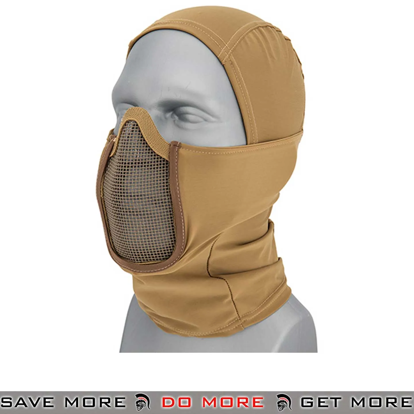 Lancer Tactical Shadow Warrior Hood Mesh Balaclava Face Mask Tactical Protective Gear