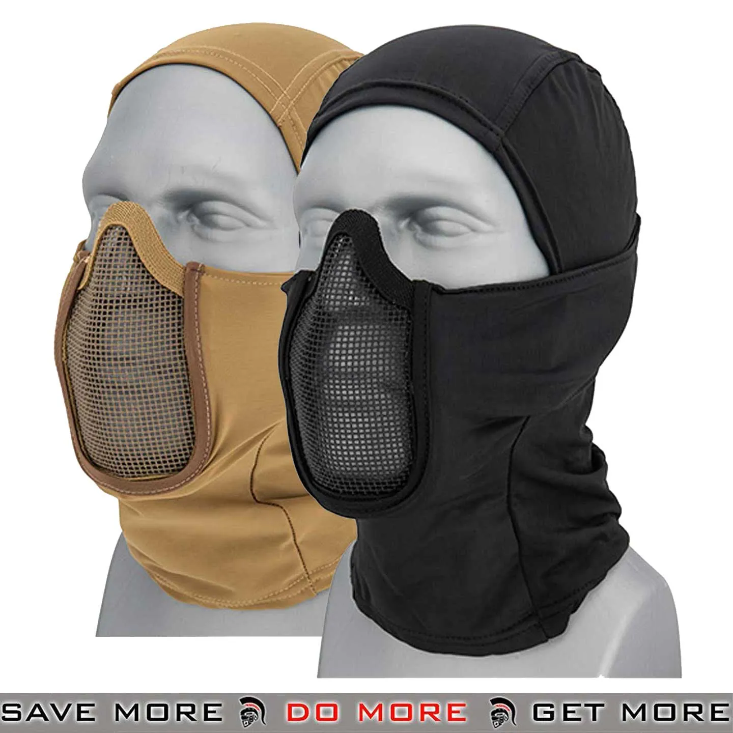 Lancer Tactical Shadow Warrior Hood Mesh Balaclava Face Mask Tactical Protective Gear