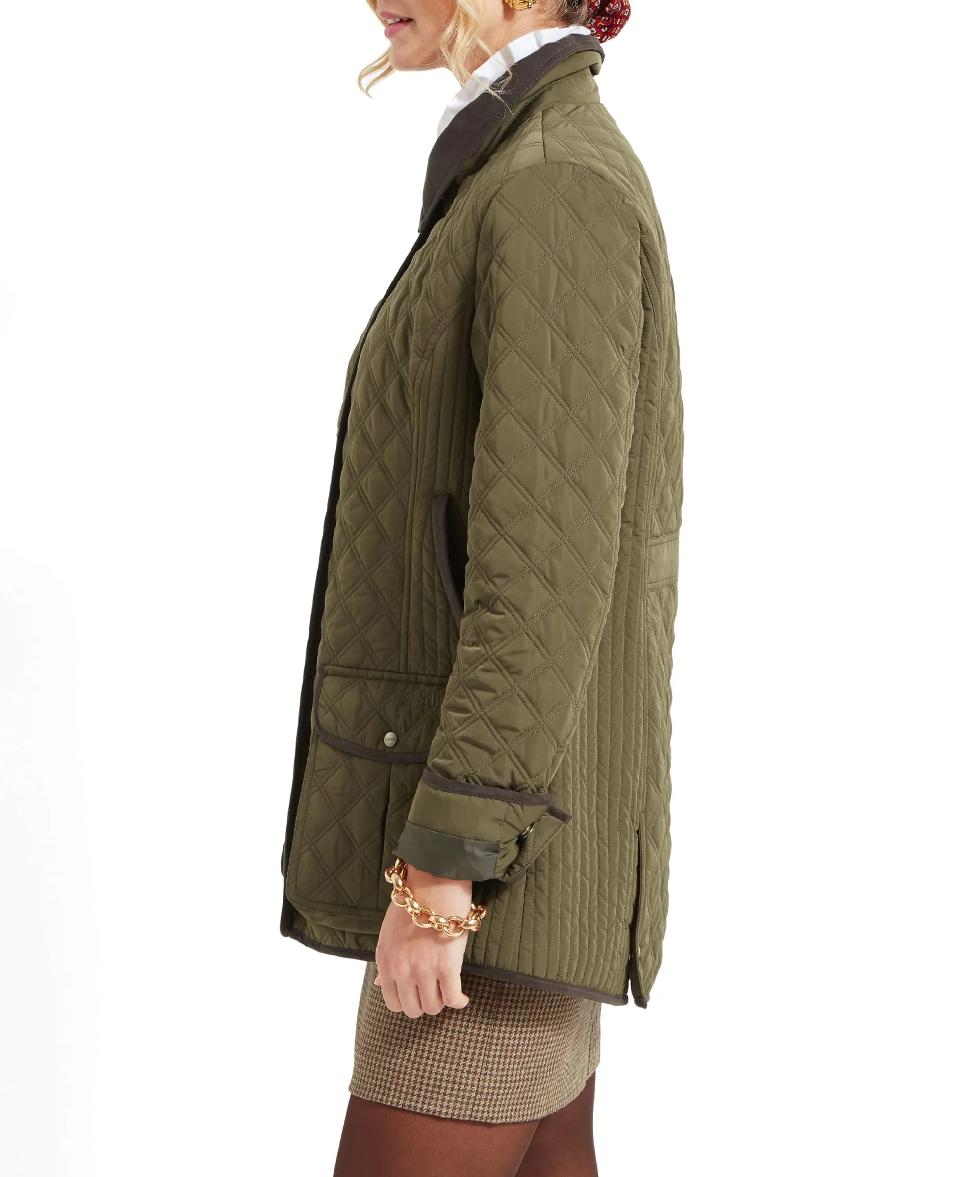 Lilymere Quilt Jacket - Olive