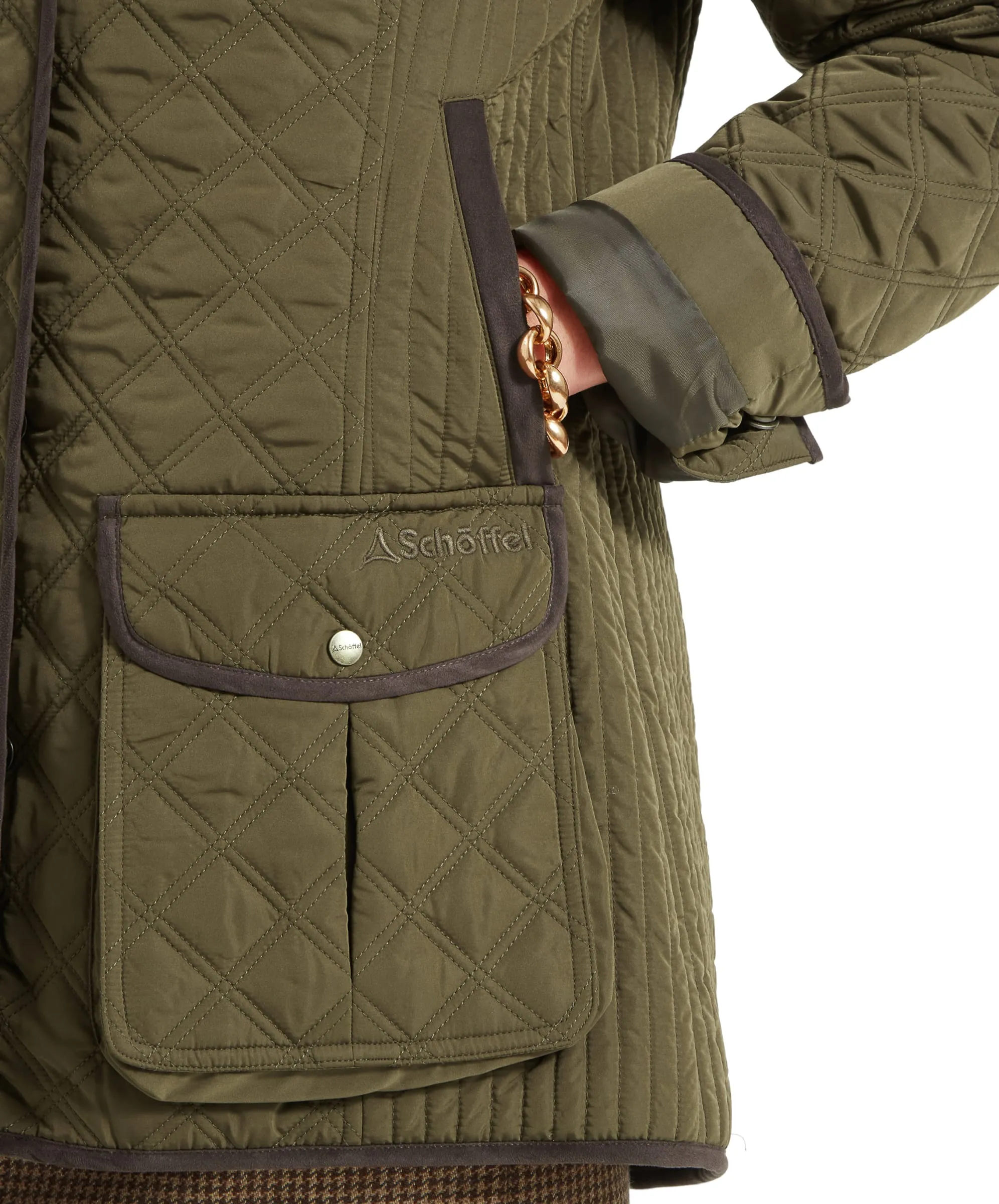 Lilymere Quilt Jacket - Olive