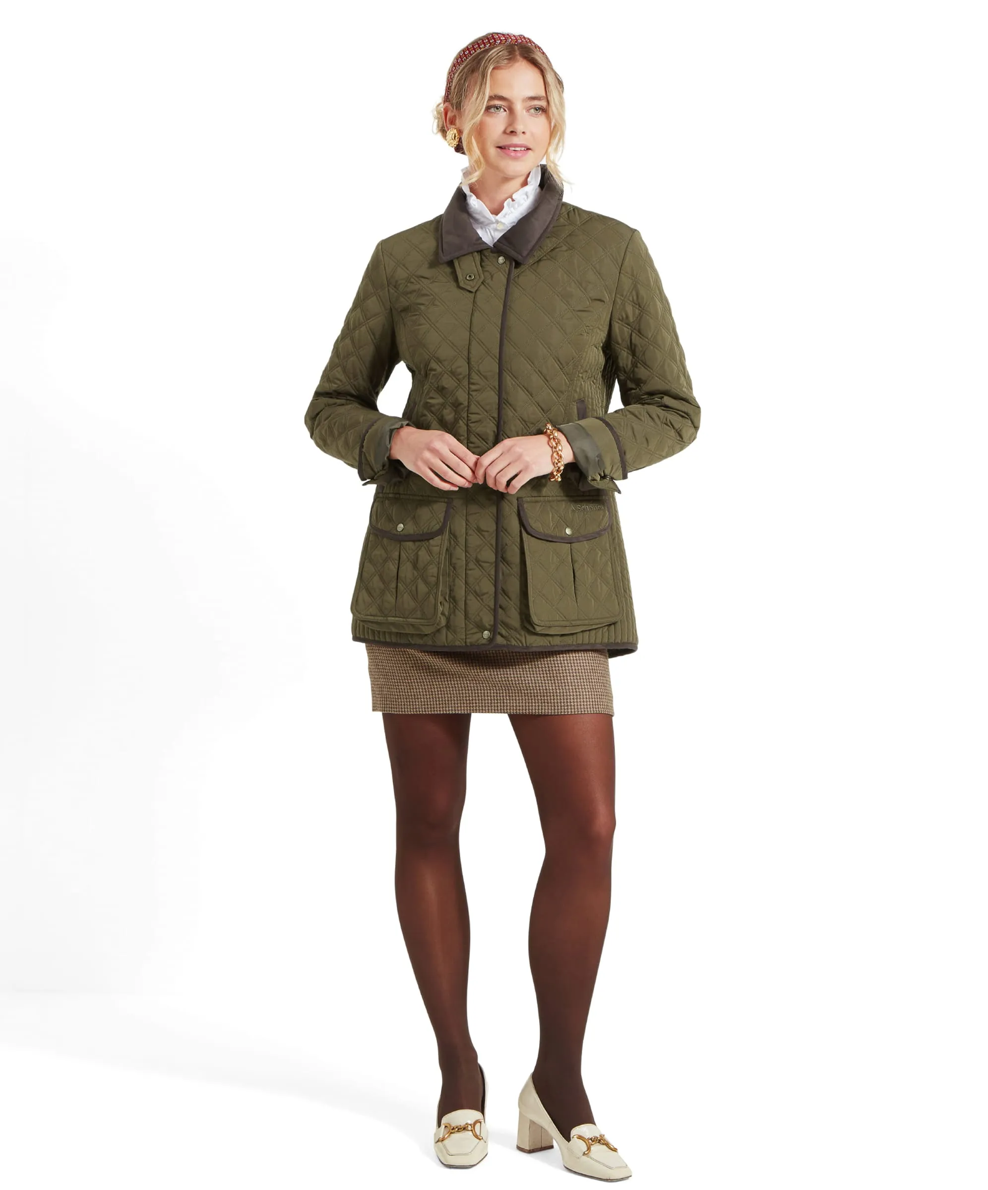 Lilymere Quilt Jacket - Olive