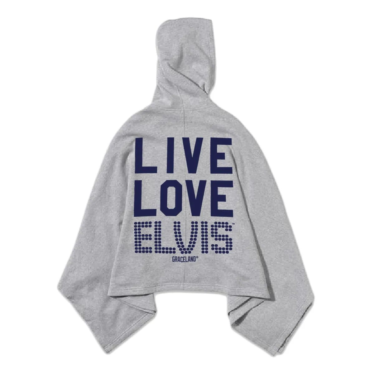 Live Love Elvis Poncho