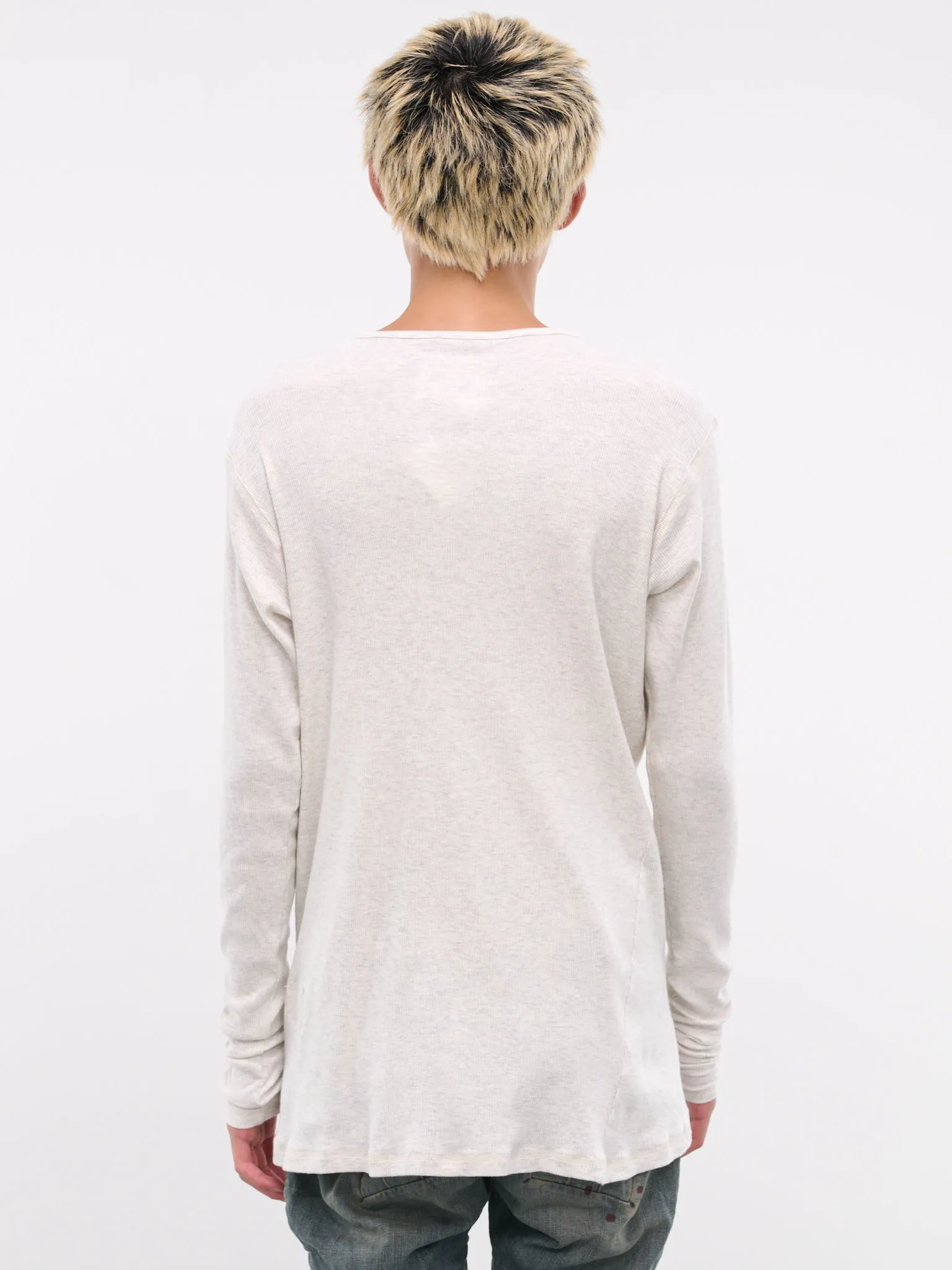 Long Sleeve Henley (JM101-OATMEAL)