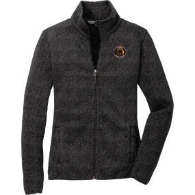 MD Jr. Black Bears Ladies Sweater Fleece Jacket