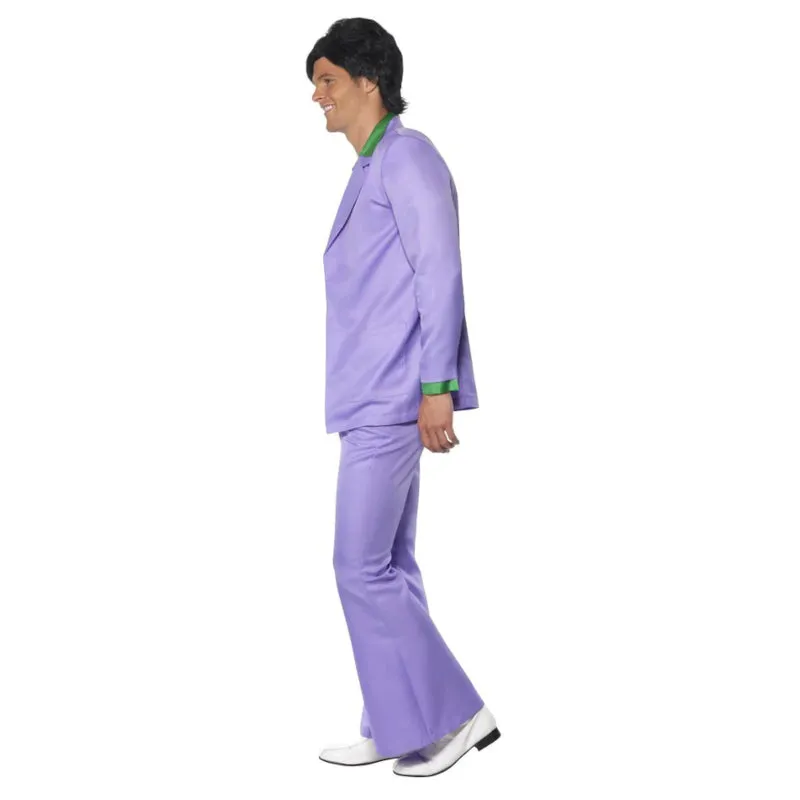 Mens 1970s Lavender Suit