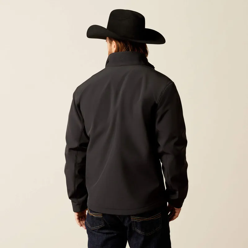 Men's Ariat Logan Softshell Jacket - Black/Black