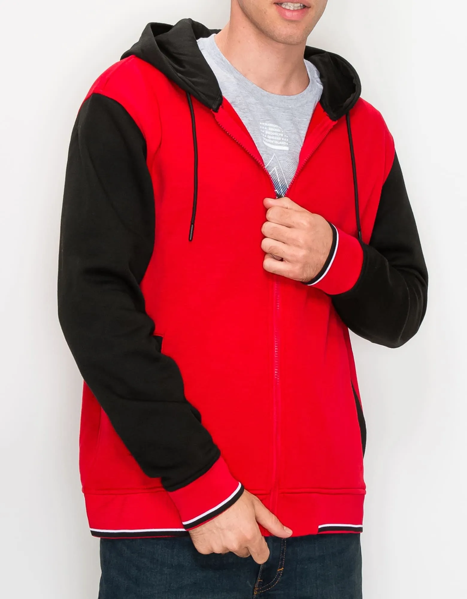 MEN'S CHARLIE FLEECE VARSITY JACKET