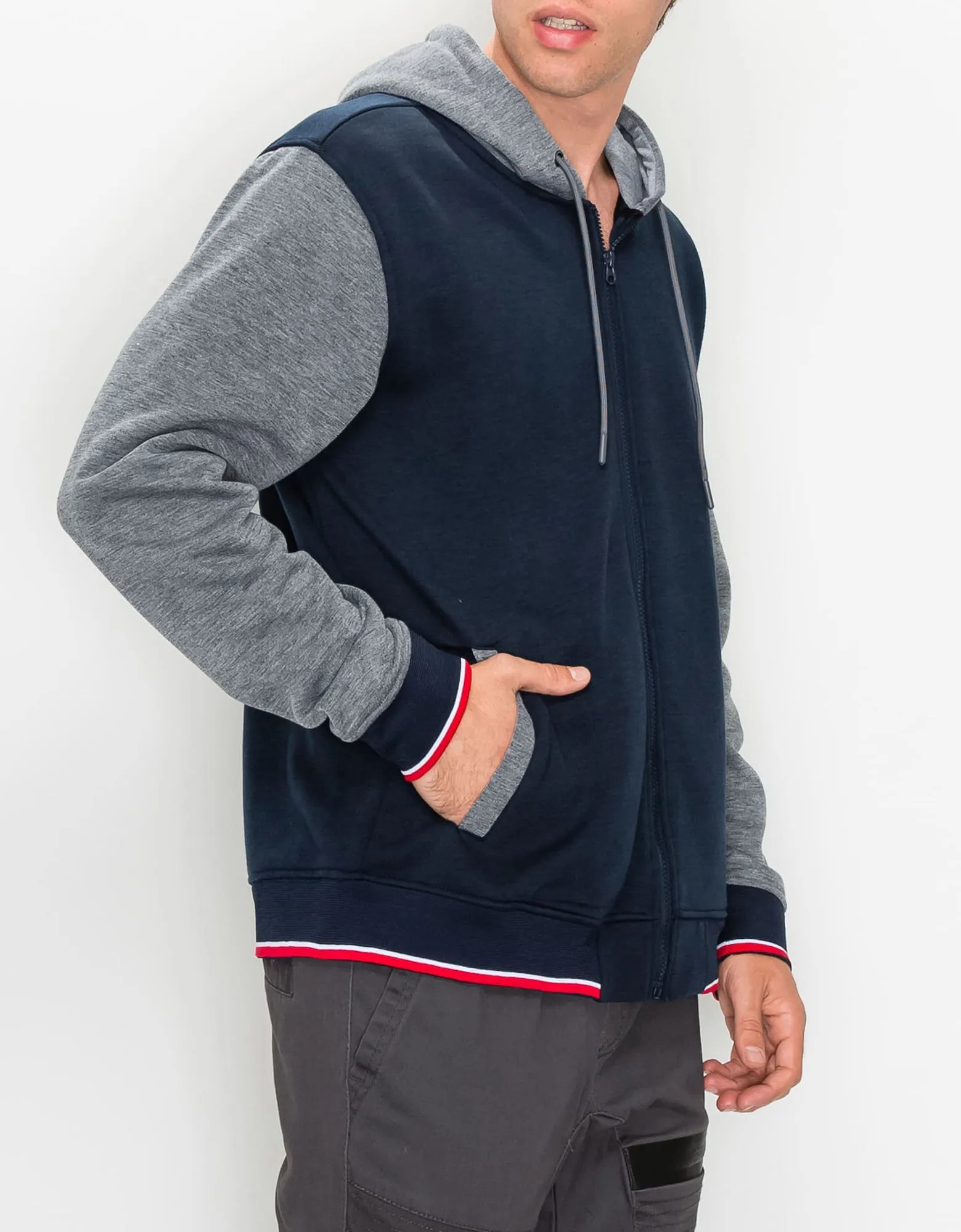 MEN'S CHARLIE FLEECE VARSITY JACKET