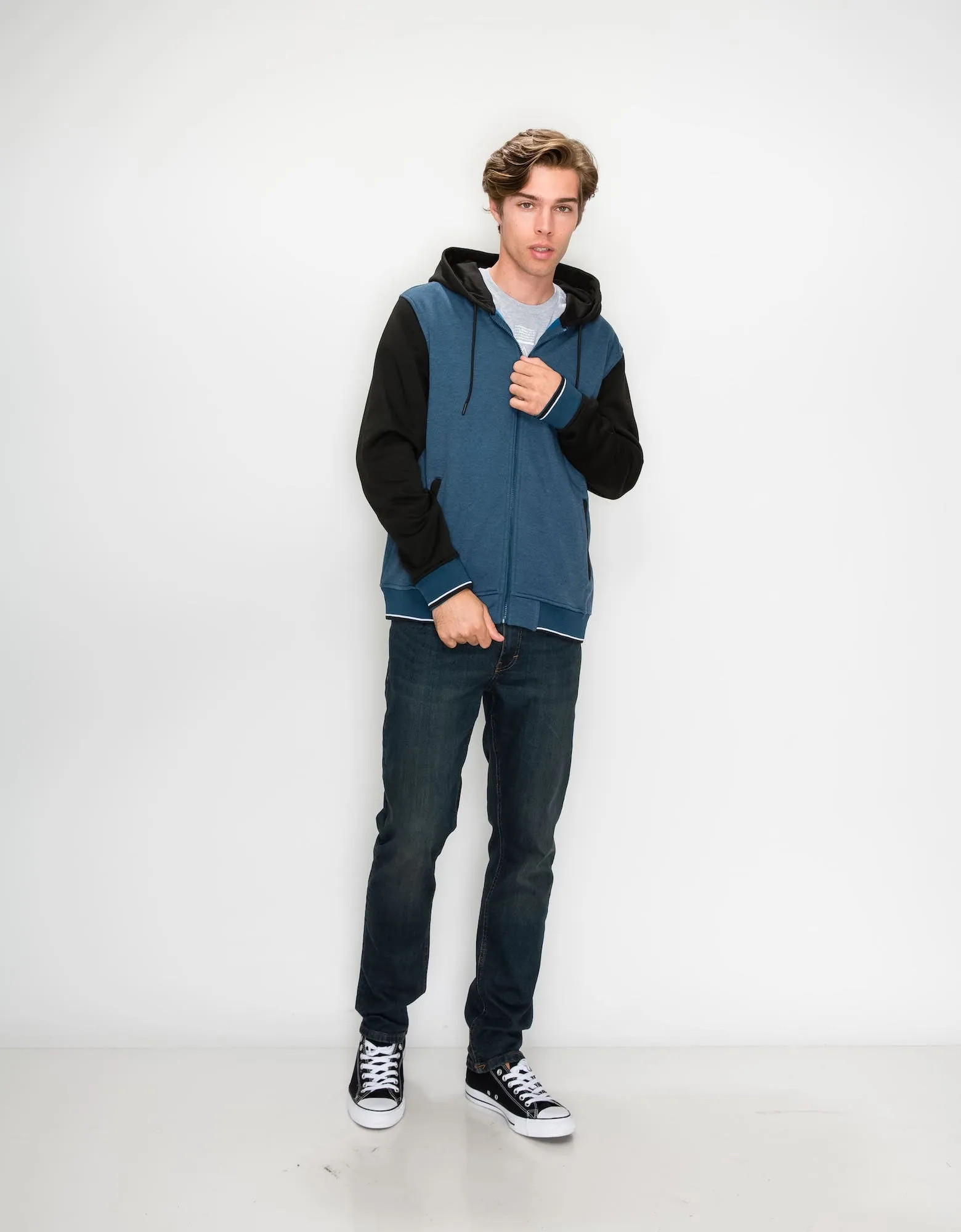 MEN'S CHARLIE FLEECE VARSITY JACKET