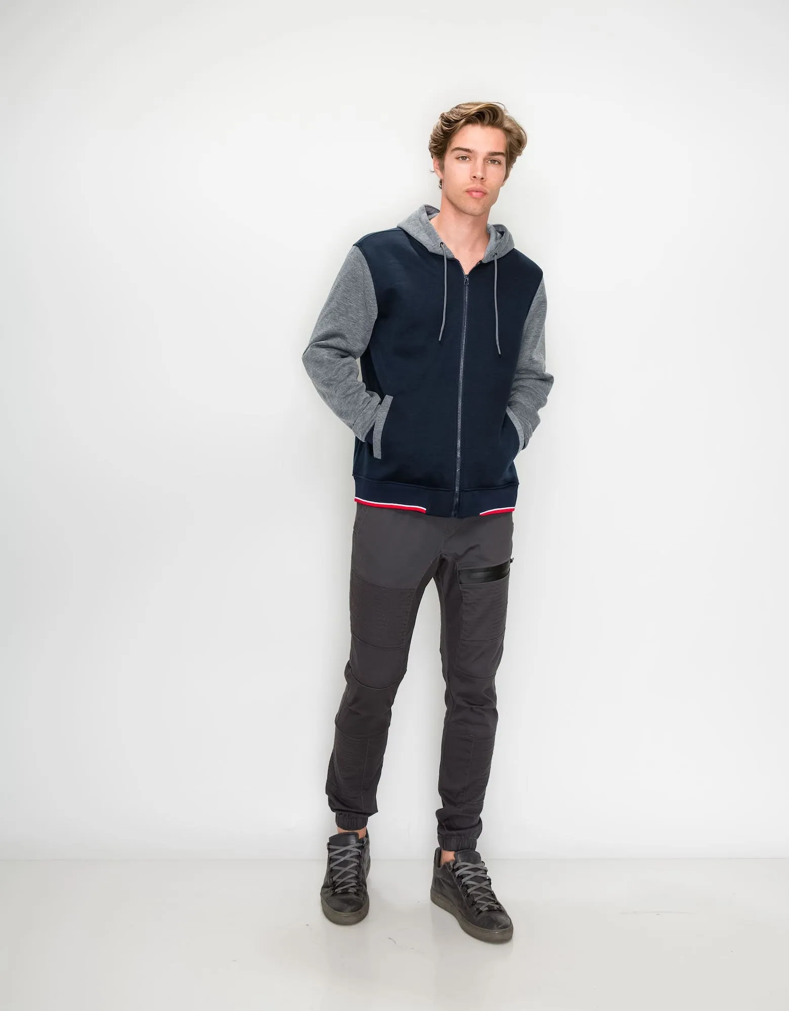 MEN'S CHARLIE FLEECE VARSITY JACKET