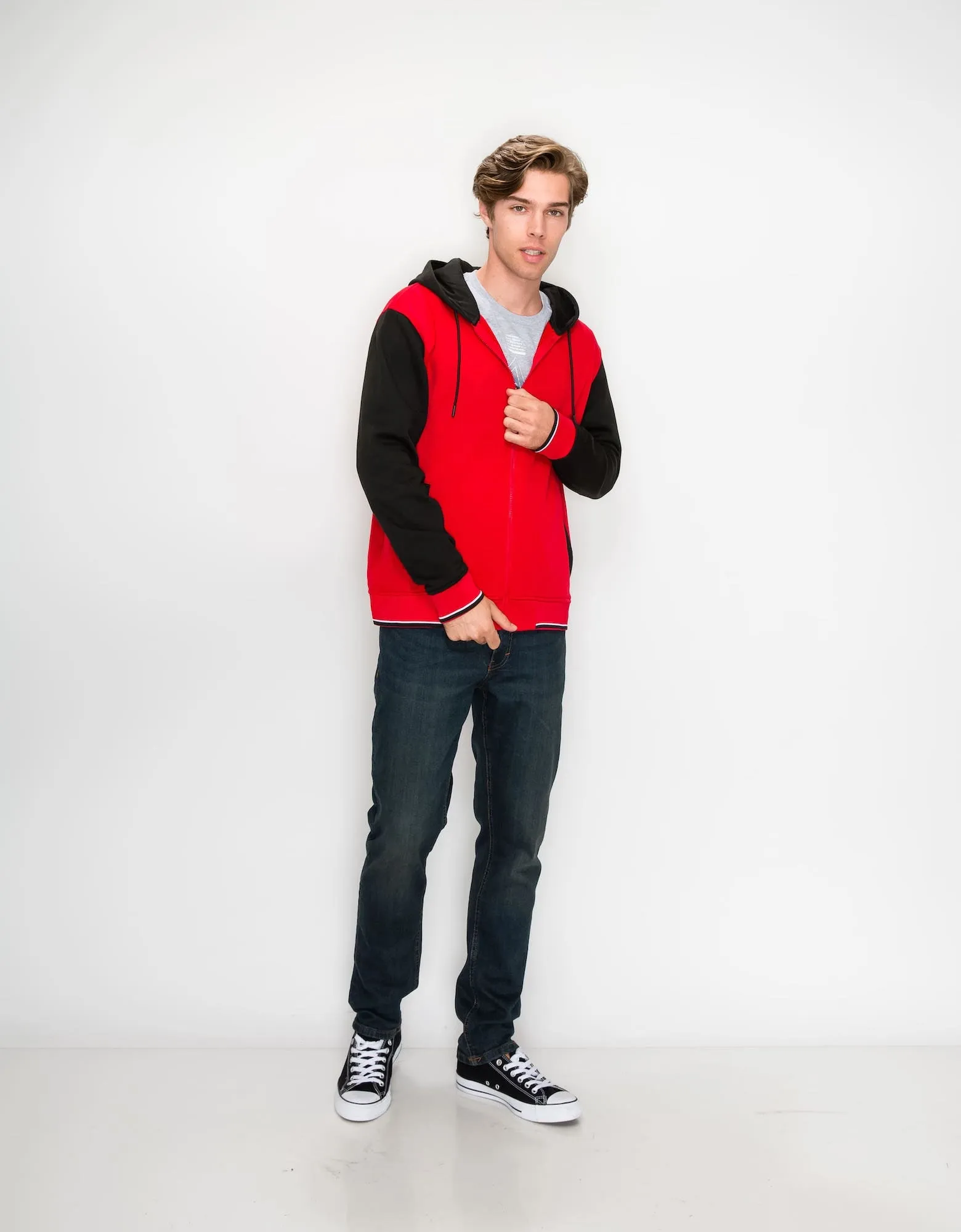 MEN'S CHARLIE FLEECE VARSITY JACKET