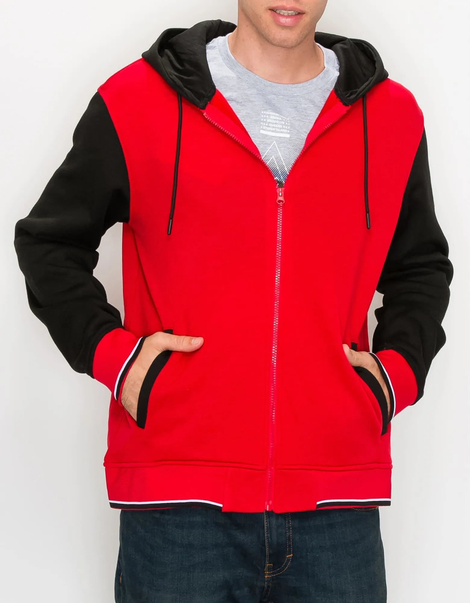 MEN'S CHARLIE FLEECE VARSITY JACKET