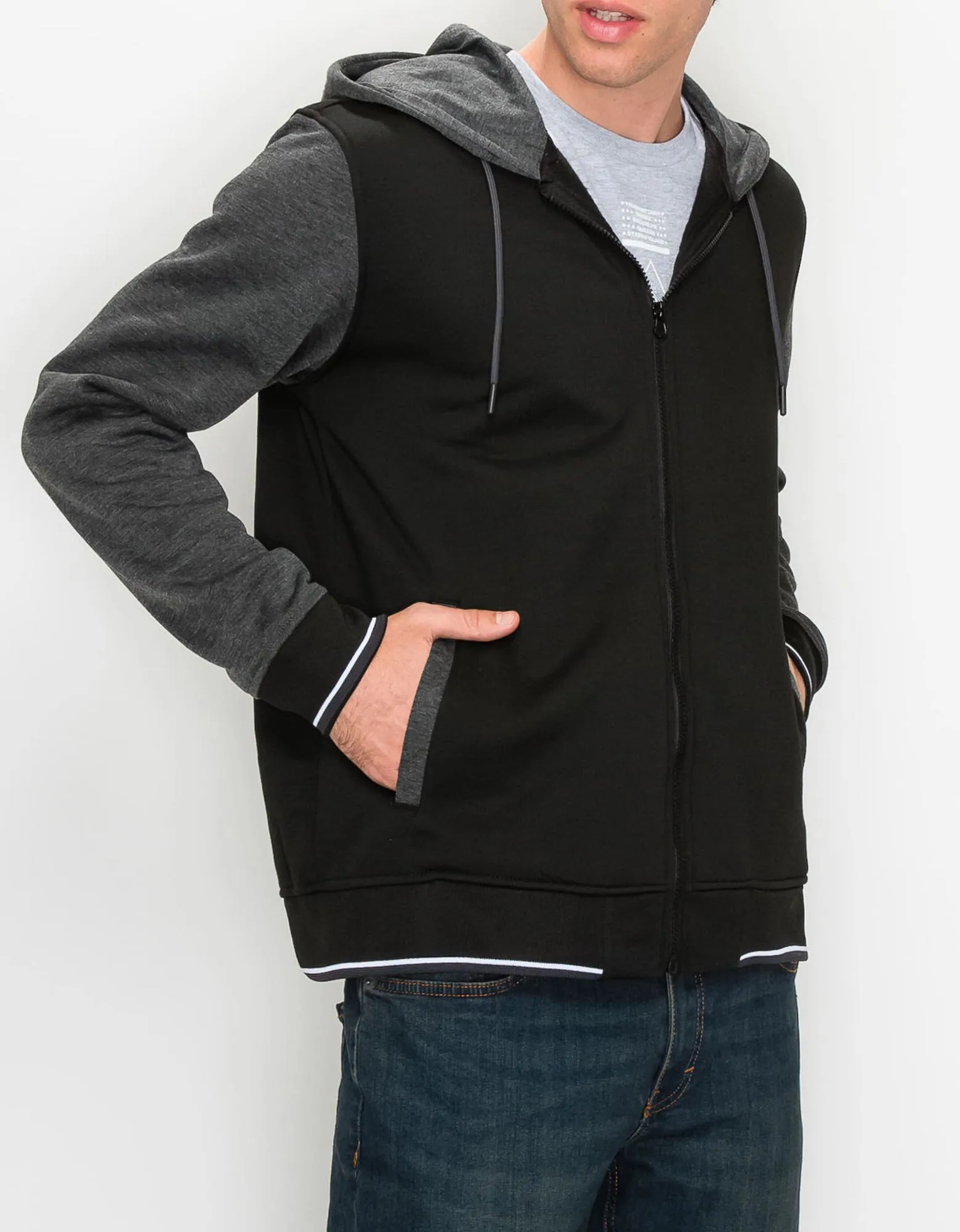 MEN'S CHARLIE FLEECE VARSITY JACKET