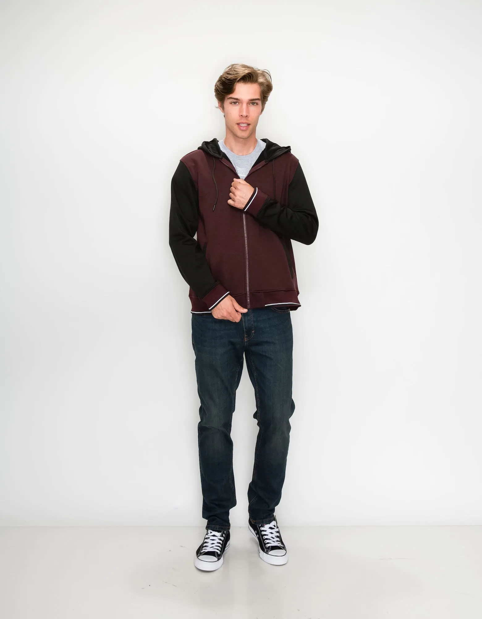 MEN'S CHARLIE FLEECE VARSITY JACKET