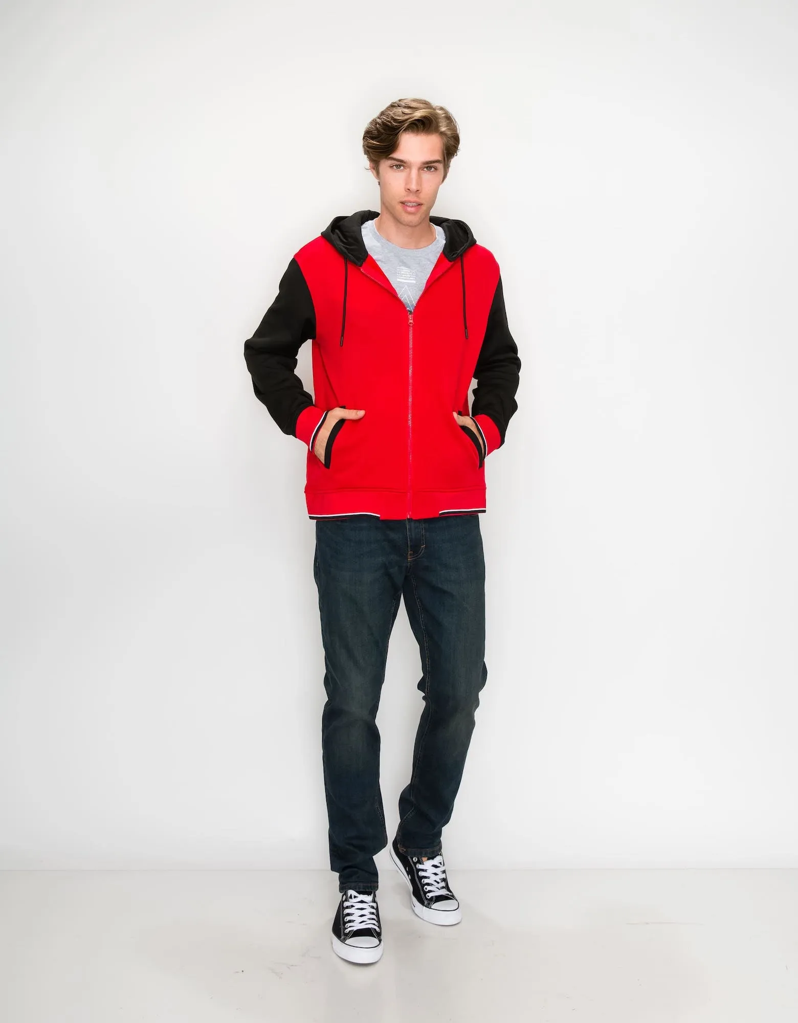 MEN'S CHARLIE FLEECE VARSITY JACKET